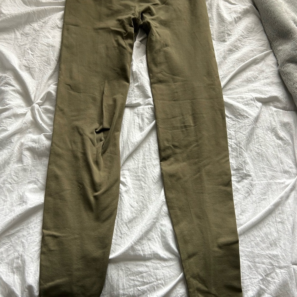 Free People Movement Olive Green Leggings xs/s - Picture 4 of 6